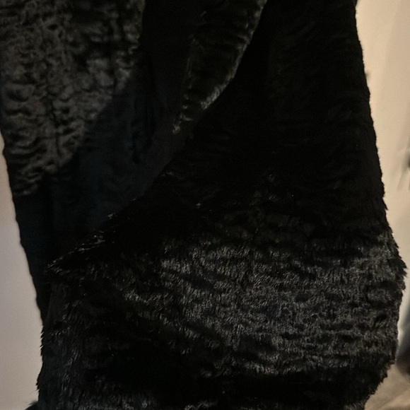 Heart Moon Star Luxurious Black Teddy Jacket - Picture 4 of 12